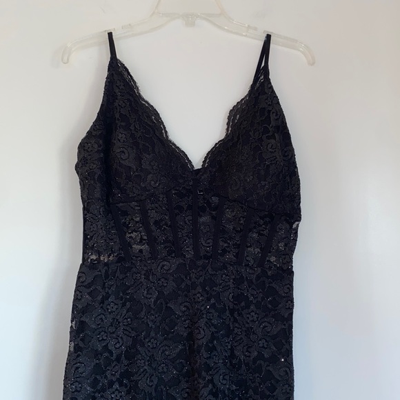 Beautiful Sparkly Black Homecoming to Prom Dress - Picture 3 of 7